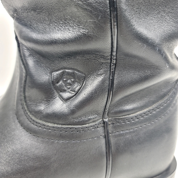 Ariat Black Heritage Roper Boots style 1002280 size 8D - Picture 5 of 14